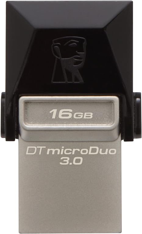 Kingston Digital 16GB Data Traveler Micro Duo USB 3.0 Micro USB OTG (DTDUO3/16GB)