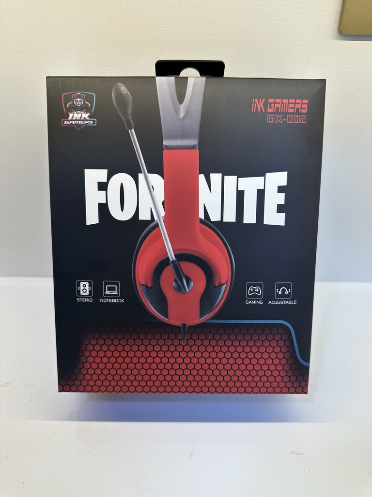 INK Gamers Headset Fortnite G-002 - Red