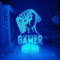 Light 3D night Gamer Logo