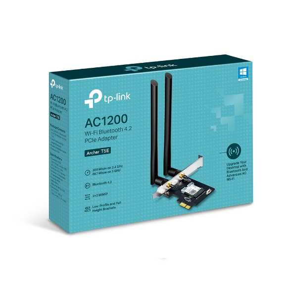 TP Link AC1200 WiFi Bluetooth 4.2 PCIe Adapter