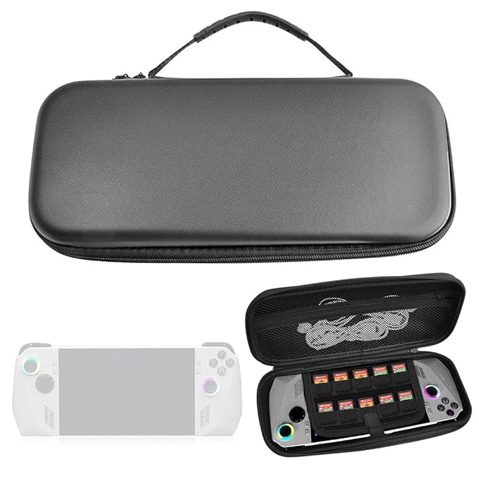 Hard Carrying Case for Rog Ally Console,Compatible with Rog Ally Handheld Travel Protective Handbag EVA Shockproof Storage Bag