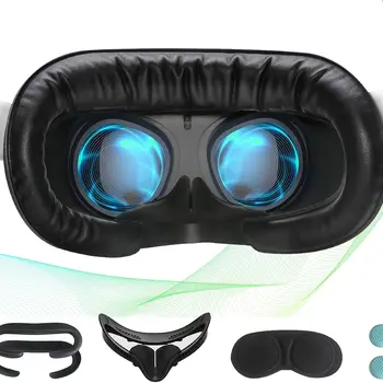 PU Leather Replacement Widen 3D Shaped Facial Interface Bracket Accessories For Oculus Quest 2 Breathable Sweat Guard Face Pad