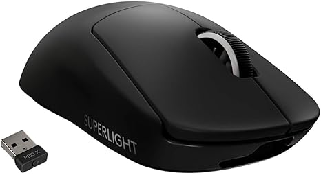 Logitech G PRO X SUPERLIGHT Wireless Gaming Mouse - Black