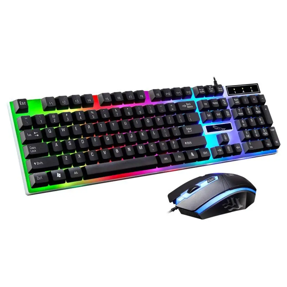 Gaming mouse and keyboard combo g21 rgb keyboard mouse combo RGB backlit keyboard For Laptop Desktop PC Gaming PC LED RGB Mouse DPI Gaming Keyboard Mouse Combo Package