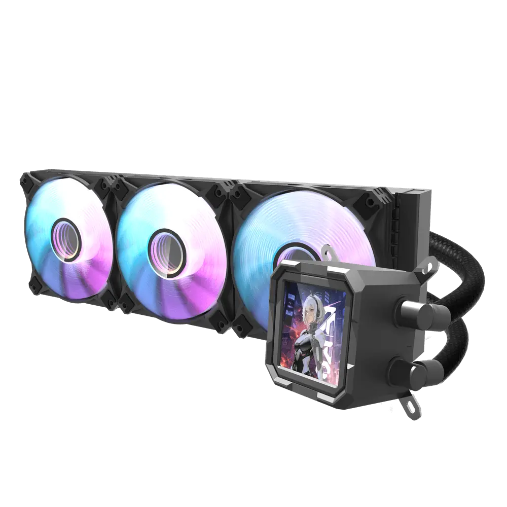 DarkFlash DV360S Wave Liquid CPU Cooler - Black