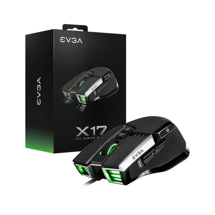 EVGA X17 FPS Wired Gaming Mouse - Black