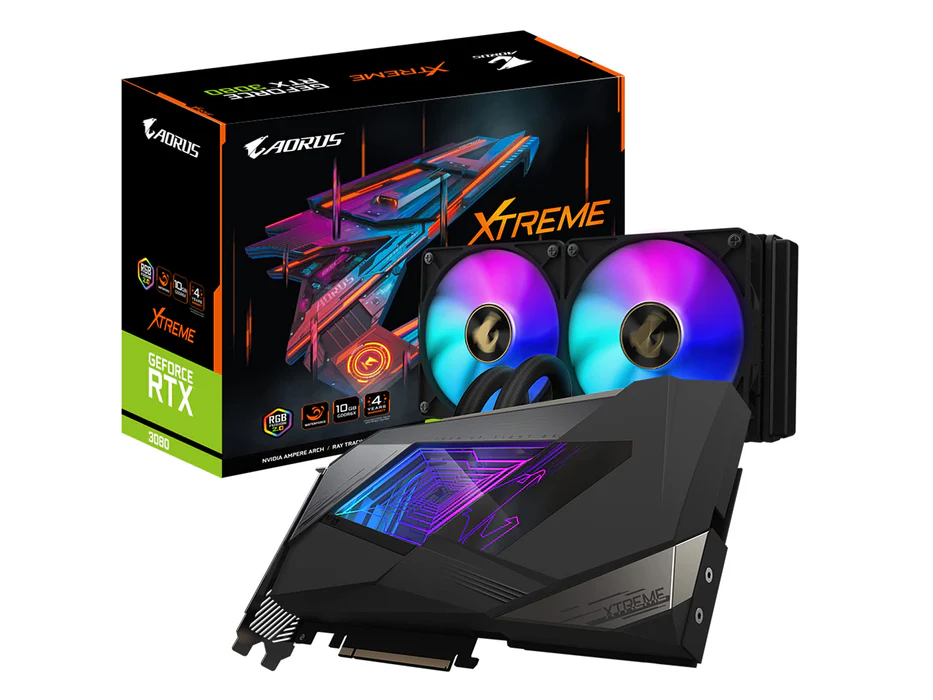 Gigabyte GeForce RTX 3080 AORUS XTREME WATERFORCE 10G