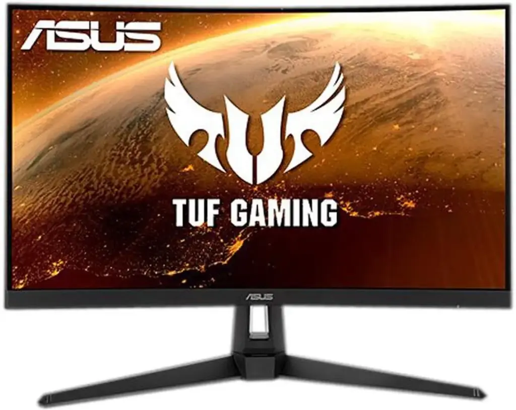 ASUS TUF Gaming 27" 1440P HDR Curved Monitor (VG27WQ1B) - QHD (2560 x 1440), 165Hz (Supports 144Hz), 1ms, Extreme Low Motion Blur, Speaker, FreeSync Premium, VESA Mountable, DisplayPort, HDMI, Black
