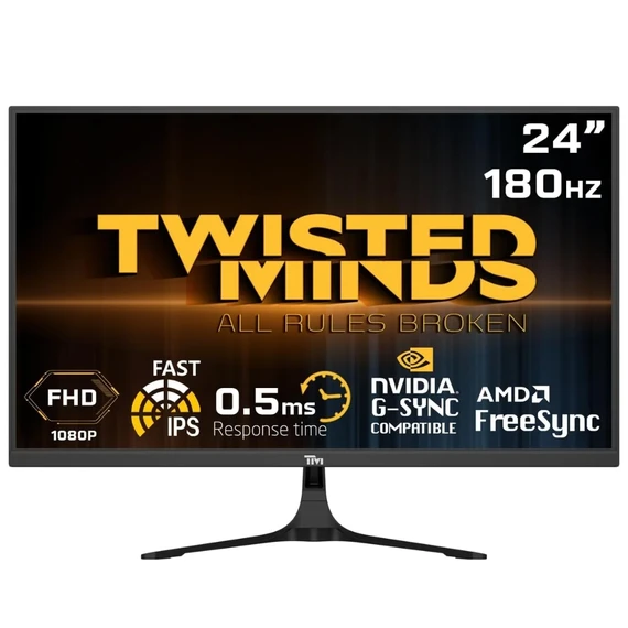 Twisted Minds 24″ TM24FHD180IPS 180Hz 0.5ms IPS FHD Gaming Monitor