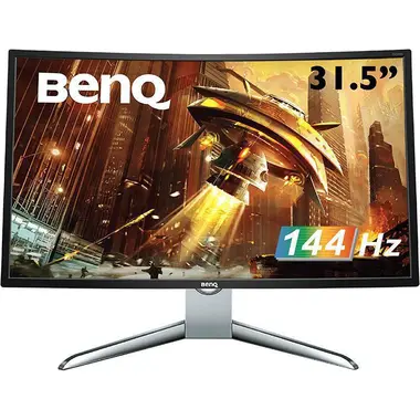 BenQ EX3200R 32" 1800R Curved VA Gaming Monitor, 1920 x 1080, 4 ms,144Hz, AMD FreeSync, 20M:1 DCR, Super Resolution, VESA Ready 1 Year Direct BenQ Warranty
