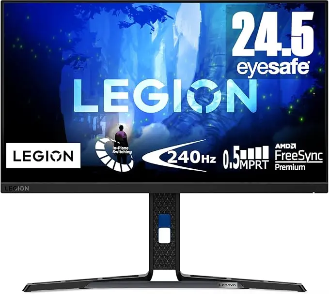 Lenovo Legion Y25-30 25 Inch Gaming Monitor | FHD, 1080p, 240Hz, 0.5ms, HDMI, DP, USB | AMD Freesync | PS, Xbox, PC screen