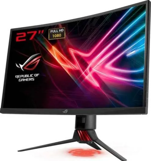 Asus ROG Strix XG27VQ 27 Inch Curved Full HD 1080p 144Hz DP HDMI DVI Eye Care Gaming Monitor | 90LM03G0-B01970