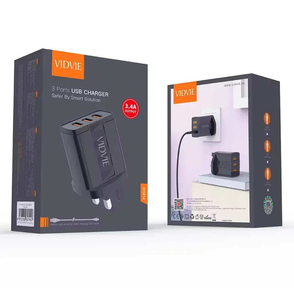 Wall Charger PLB131 Three USB Charger