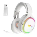 OCG Gaming Headset Dual Wireless Lossless 2.4G Bluetooth Gaming Headphones with Detachable Microphone 50mm Speakers - for PC, PS4, PS5, Smartphone, MacBook, Notebook, Tablet