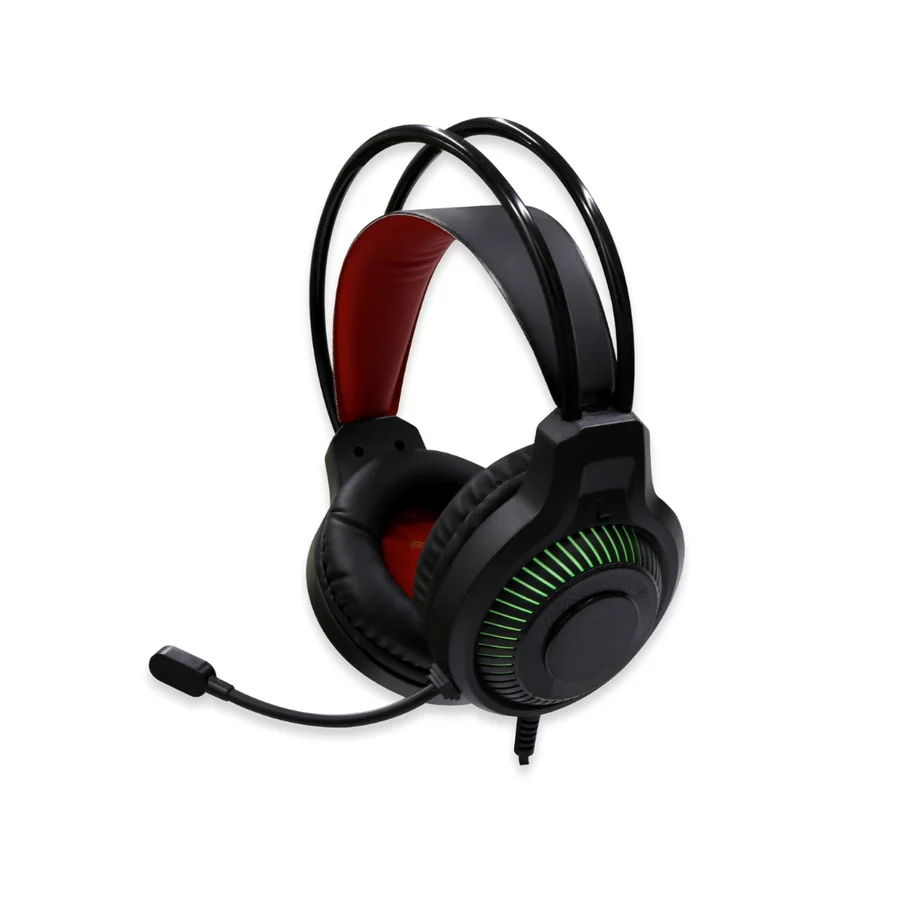 JEDEL GH558 Wired Over-Ear Gaming Headset with RGB Lighting