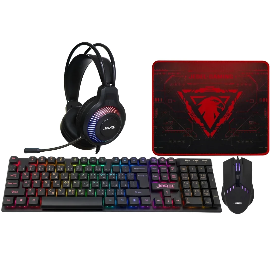 JeDEL (CP-09) 4-in-1 Wired Gaming Set