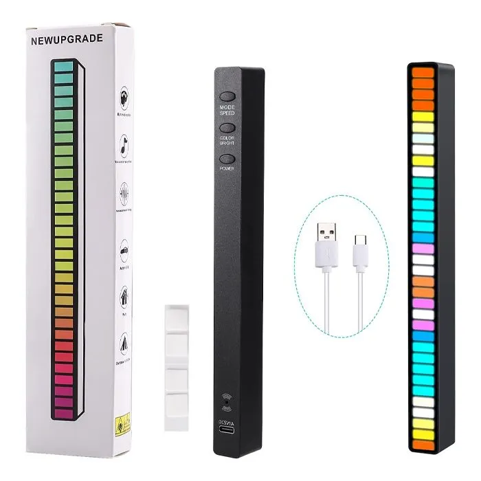 RGB Sound Reactive LED Light Bar - D08-RGB‏