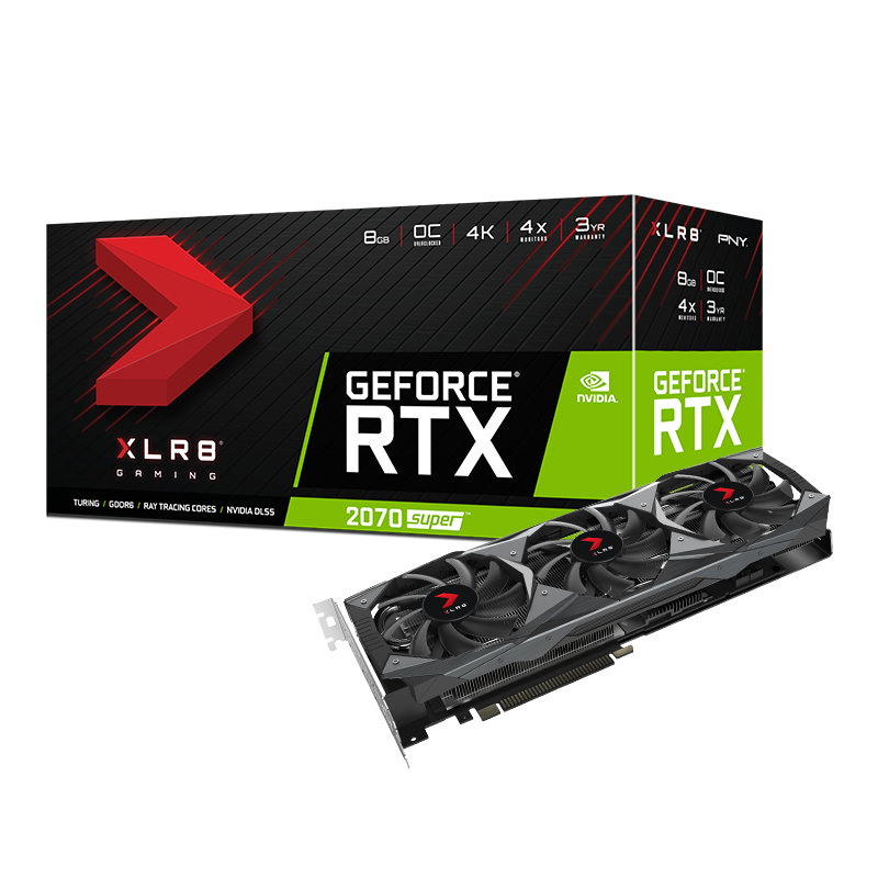 PNY GeForce RTX 2070 SUPER 8GB XLR8 Gaming Overclocked Edition