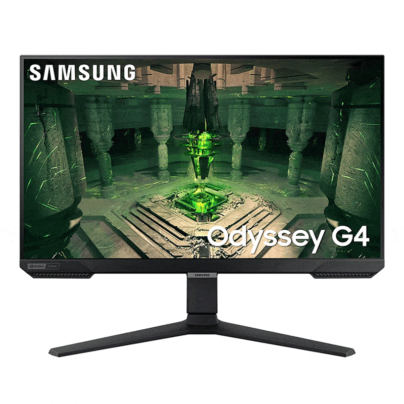 Samsung Odyssey G4 240Hz 1ms Gaming Monitor 27-inch FHD 1920×1080 HDR10 IPS Free Sync G-Sync Black (S27BG402EM)