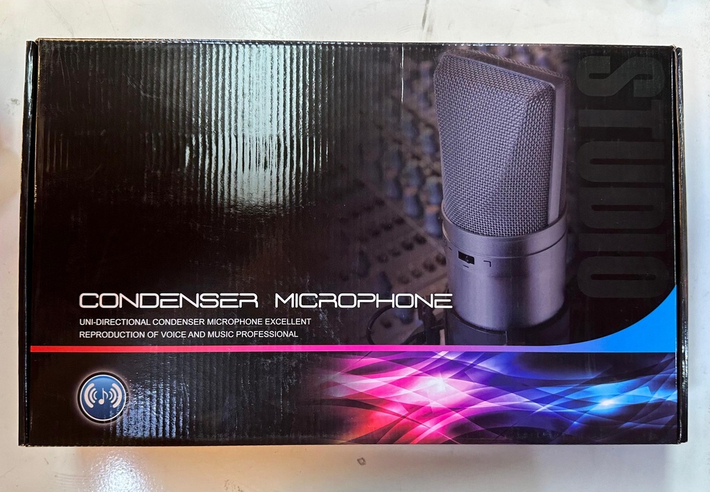 Condenser Microphone with mixer Uni-Directional Microphone Excellent Reproduction of voice Music Professional